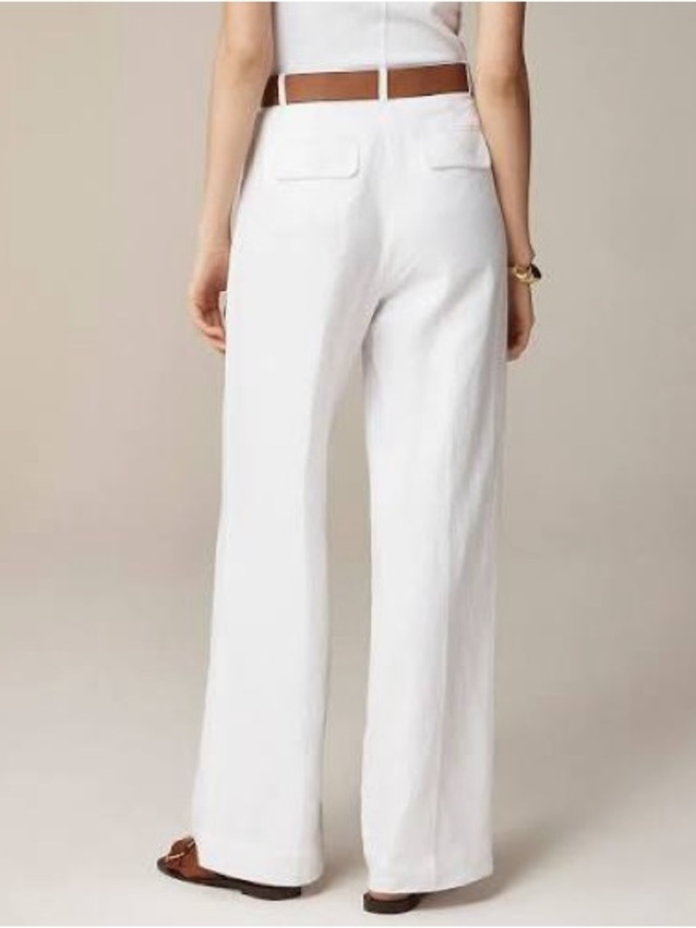 J..Crew Essential Wide-Leg Pant in Linen - Picture 4 of 12